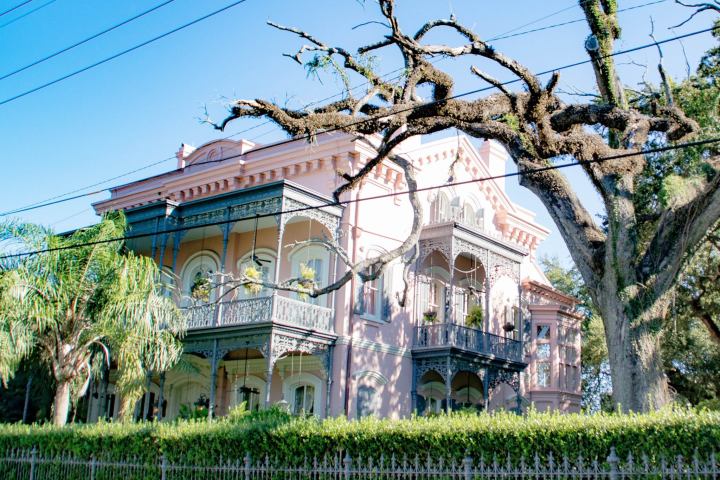 garden district home in New Orleans, LA