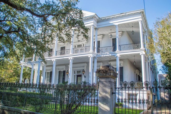 historical home in the Garden District of New Orleans, LA