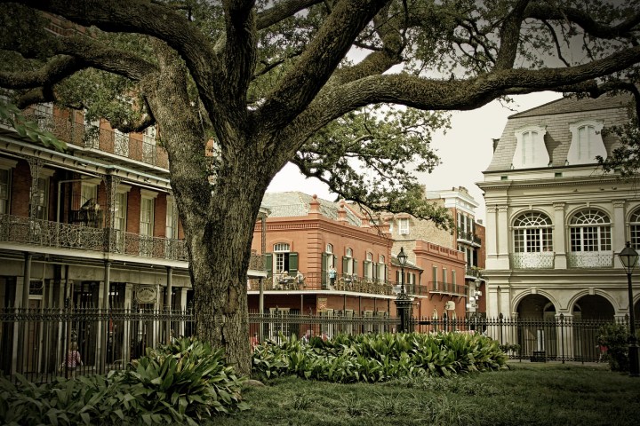 the French Quarter in New Orleans, LA